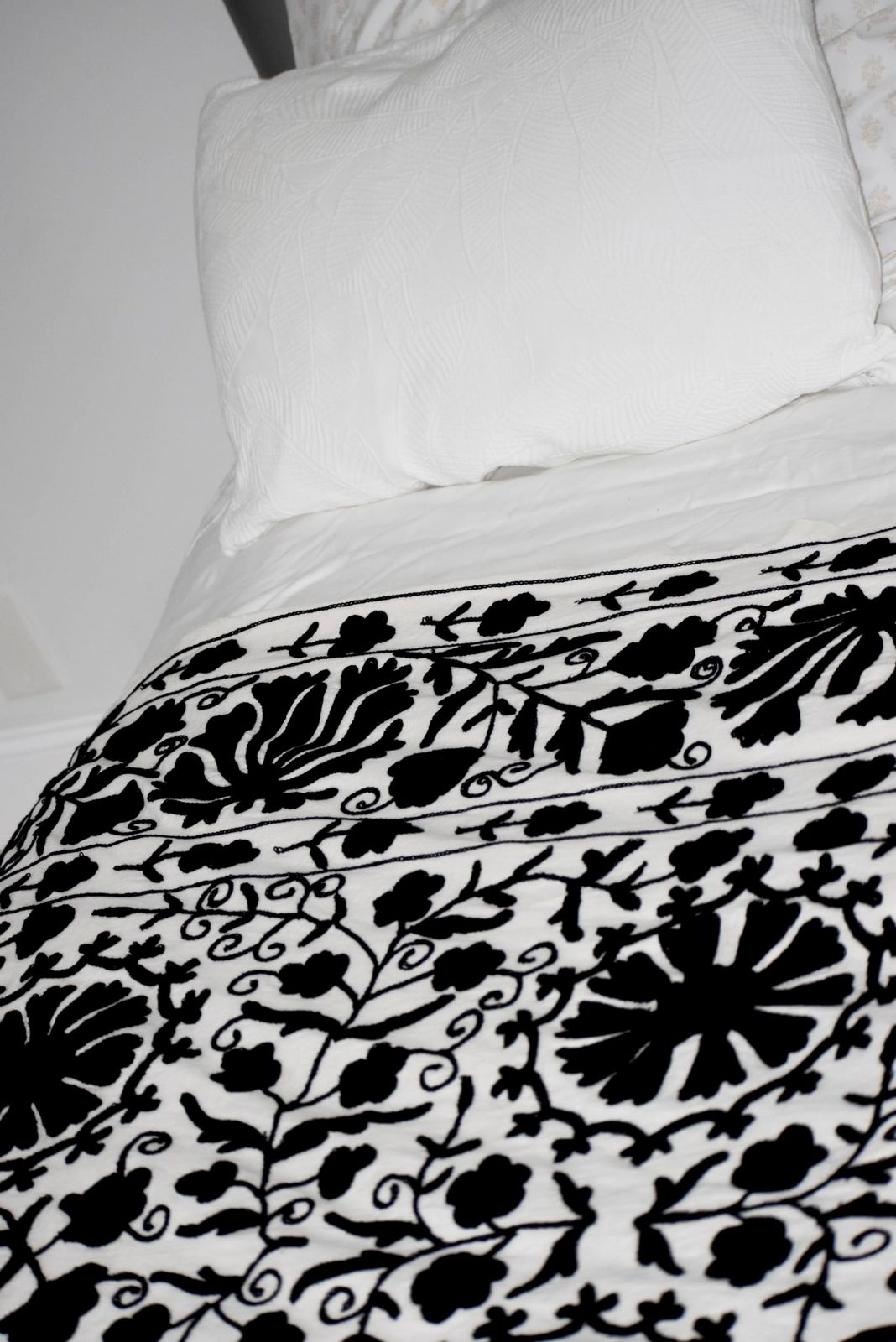 Ebony Bloom Throw