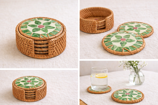 Vine Mosaic Coasters