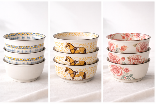 Field & Flower Bowl Set