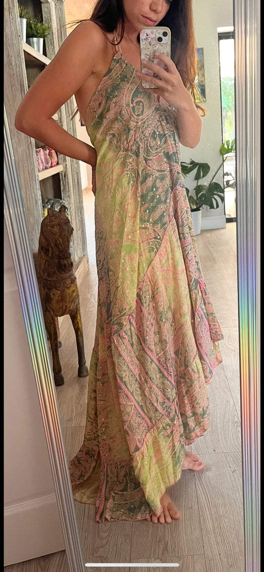 Flor de seda Dress
